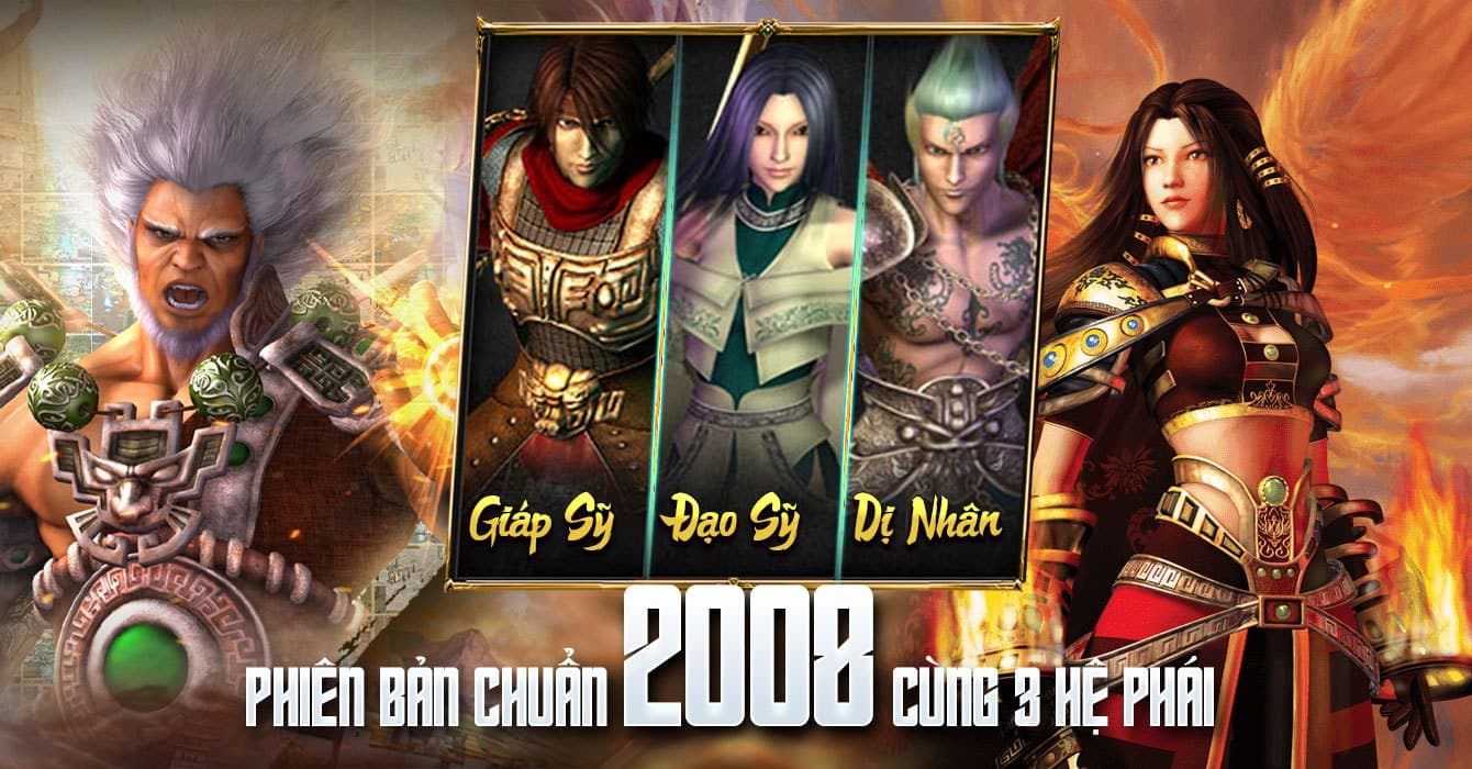 Phiên bản chuẩn 2008 cùng 3 hệ phái